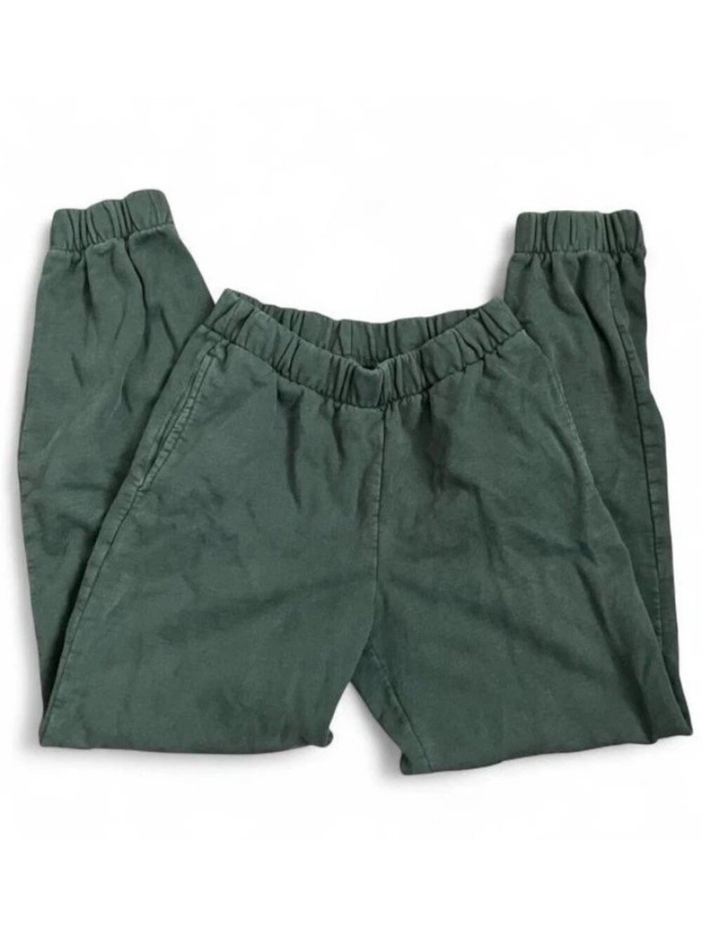 Brandy Melville Rosa Dark Green Wide Leg Sweatpants One Size
